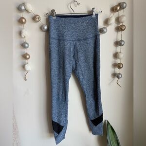 Beyond Yoga Blue and Black Leggings